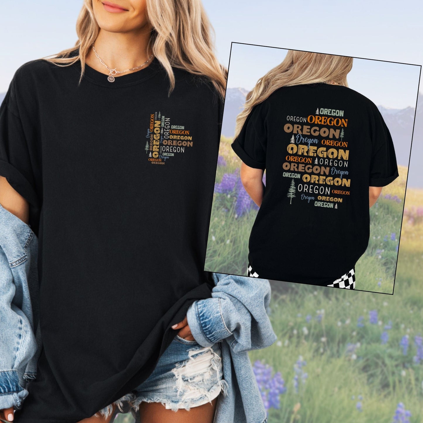 Oregon Home Pride, Vintage Style Tee