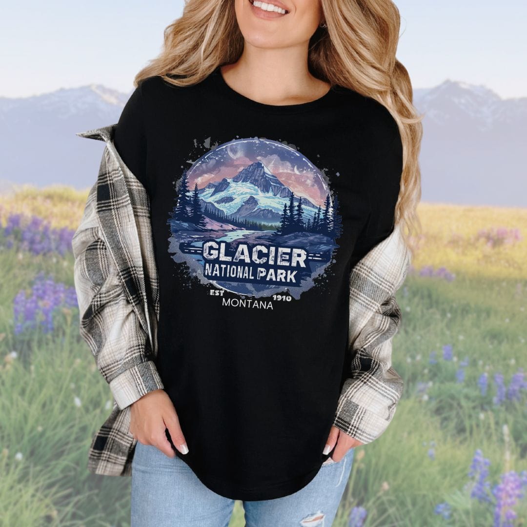 Mighty Glacier National Park, Vintage Style Tee