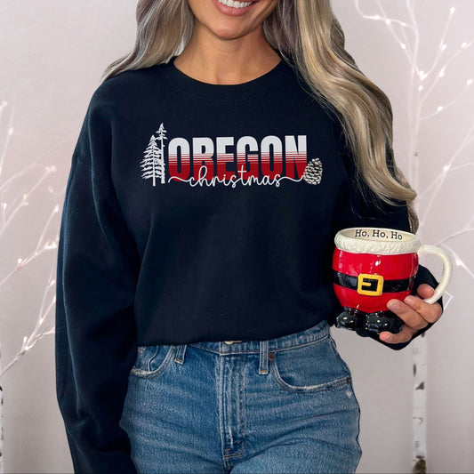 Oregon Christmas Softstyle Sweatshirt