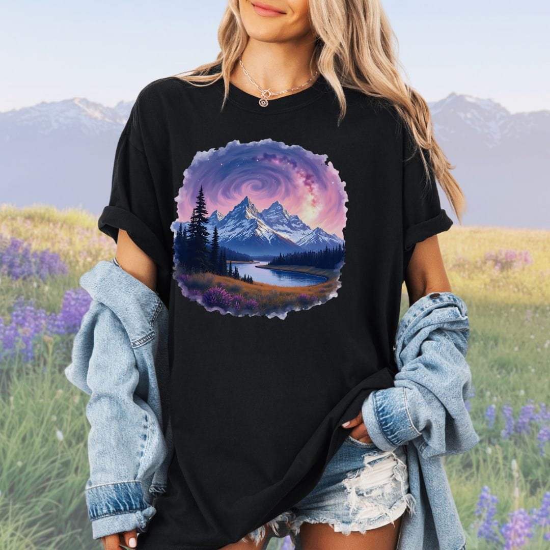 Teton Mystic Skies, Vintage Style Tee