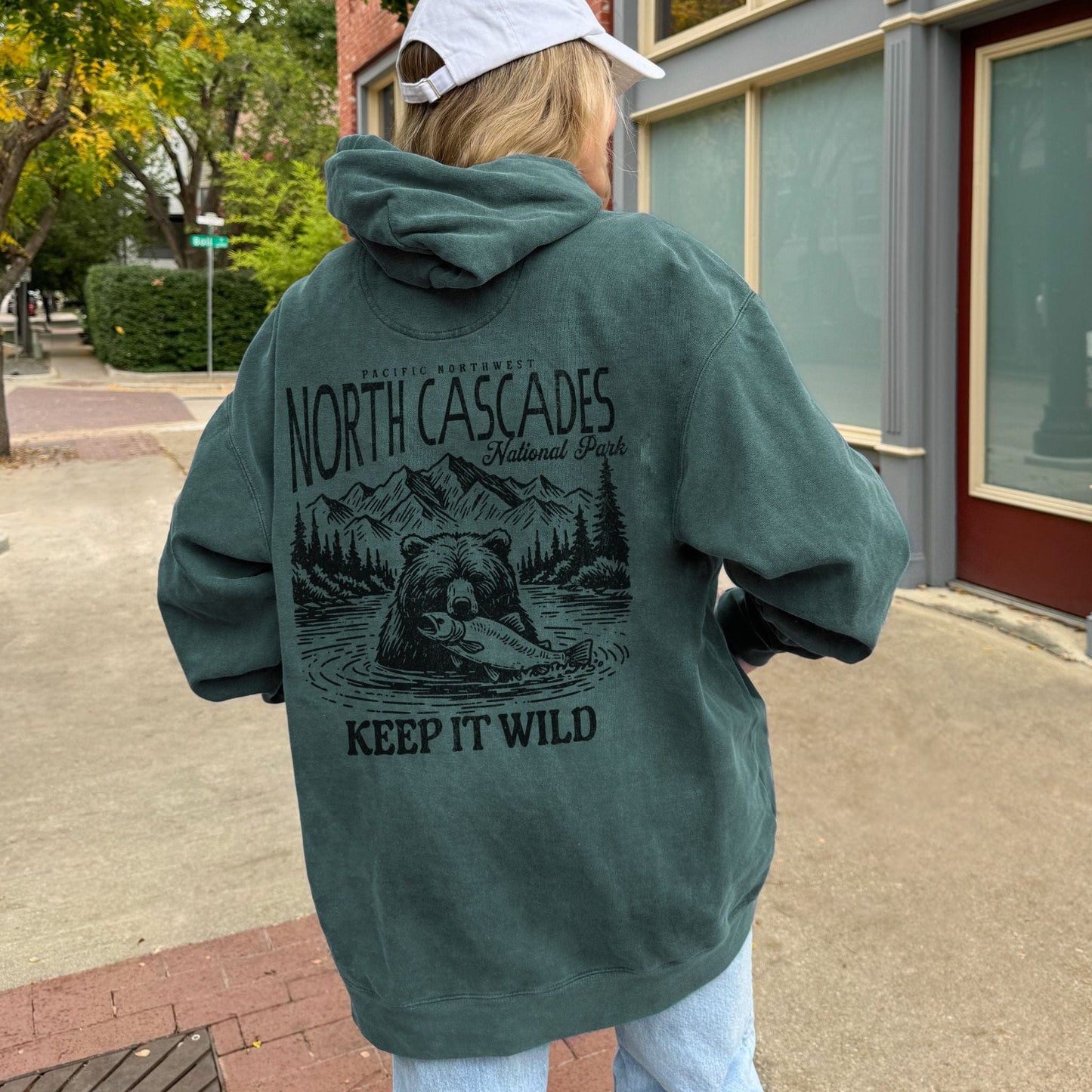 North Cascades National Park Comfort Colors Hoodie