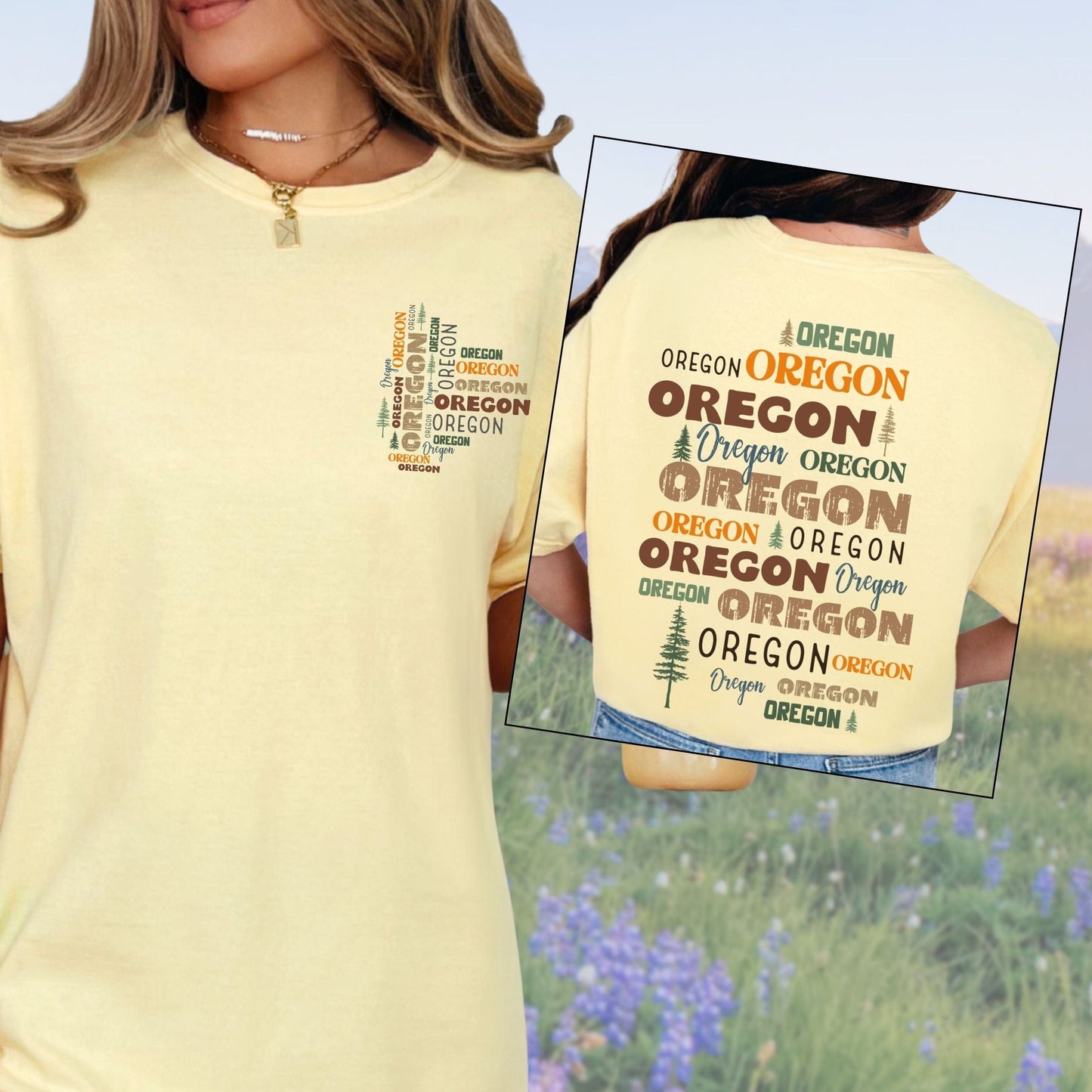 Oregon Home Pride, Vintage Style Tee