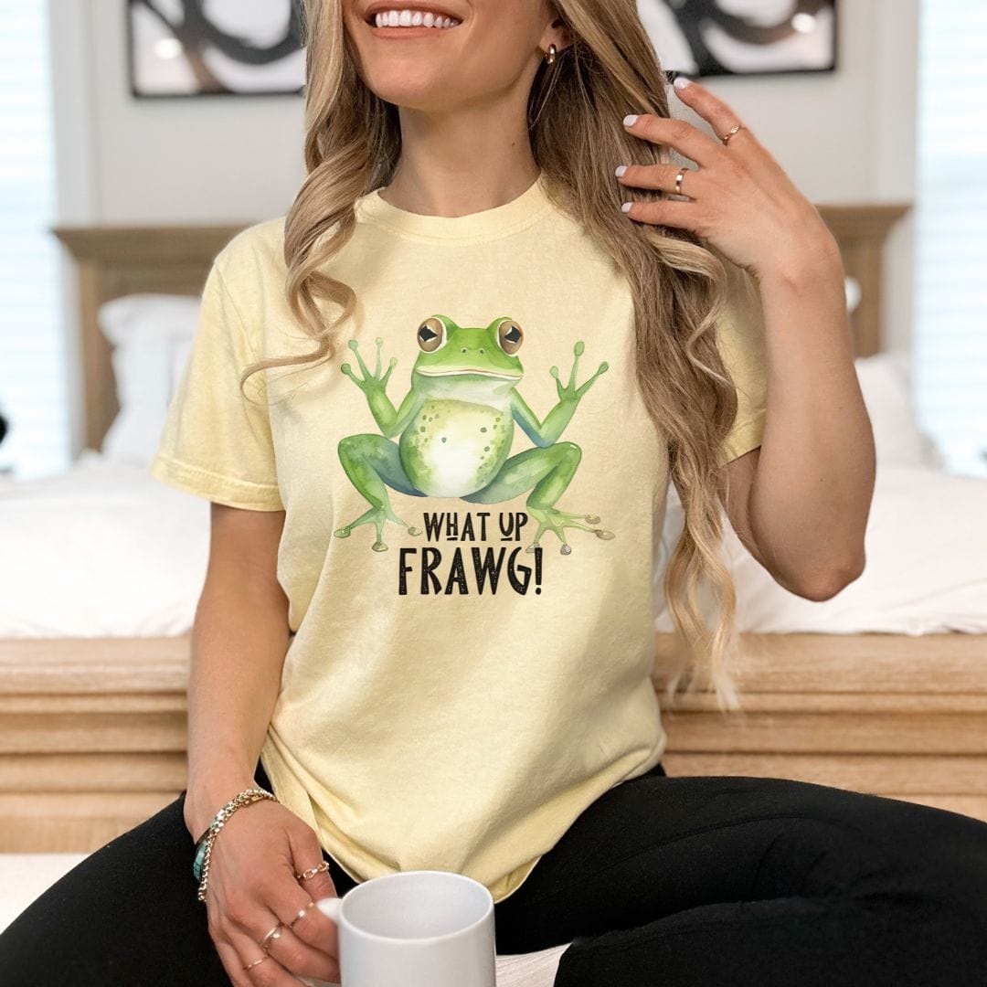 What Up Frawg, Vintage Style Tee