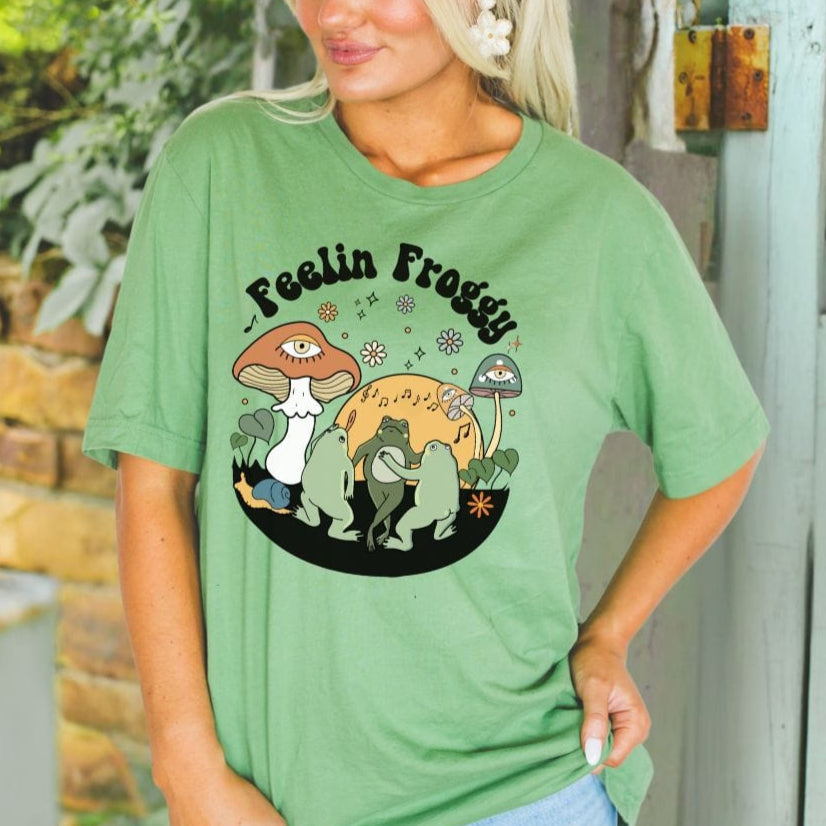 Feelin Froggy Softstyle Tee
