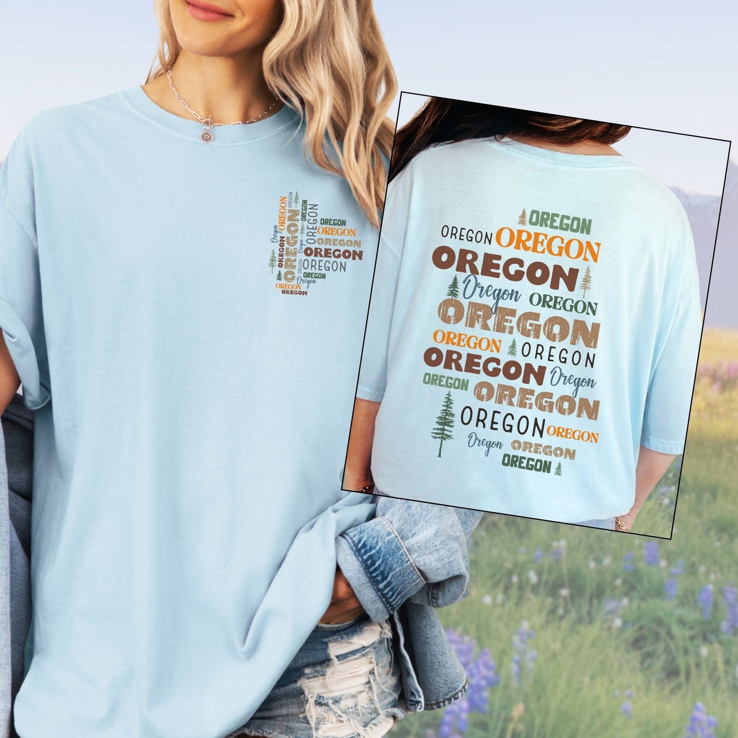 Oregon Home Pride, Vintage Style Tee