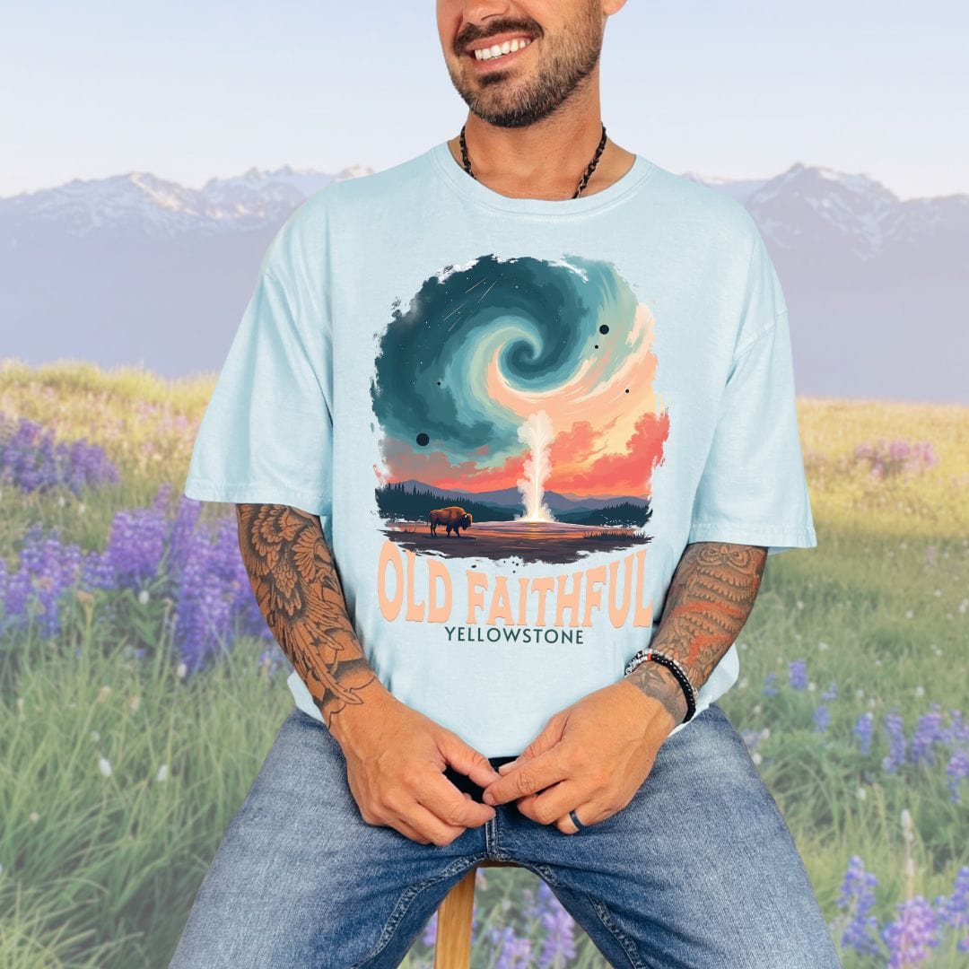 Cosmic Old Faithful, Vintage Style Tee