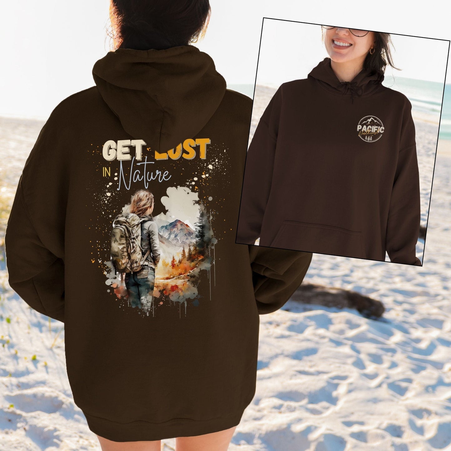 Get Lost, Pacific Northwest Softstyle Hoodie