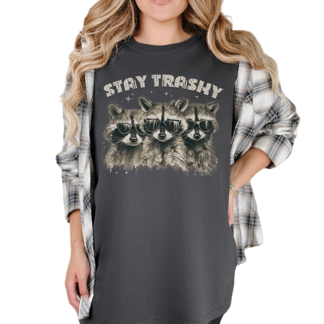 Stay Trashy Crew, Vintage Style Tee