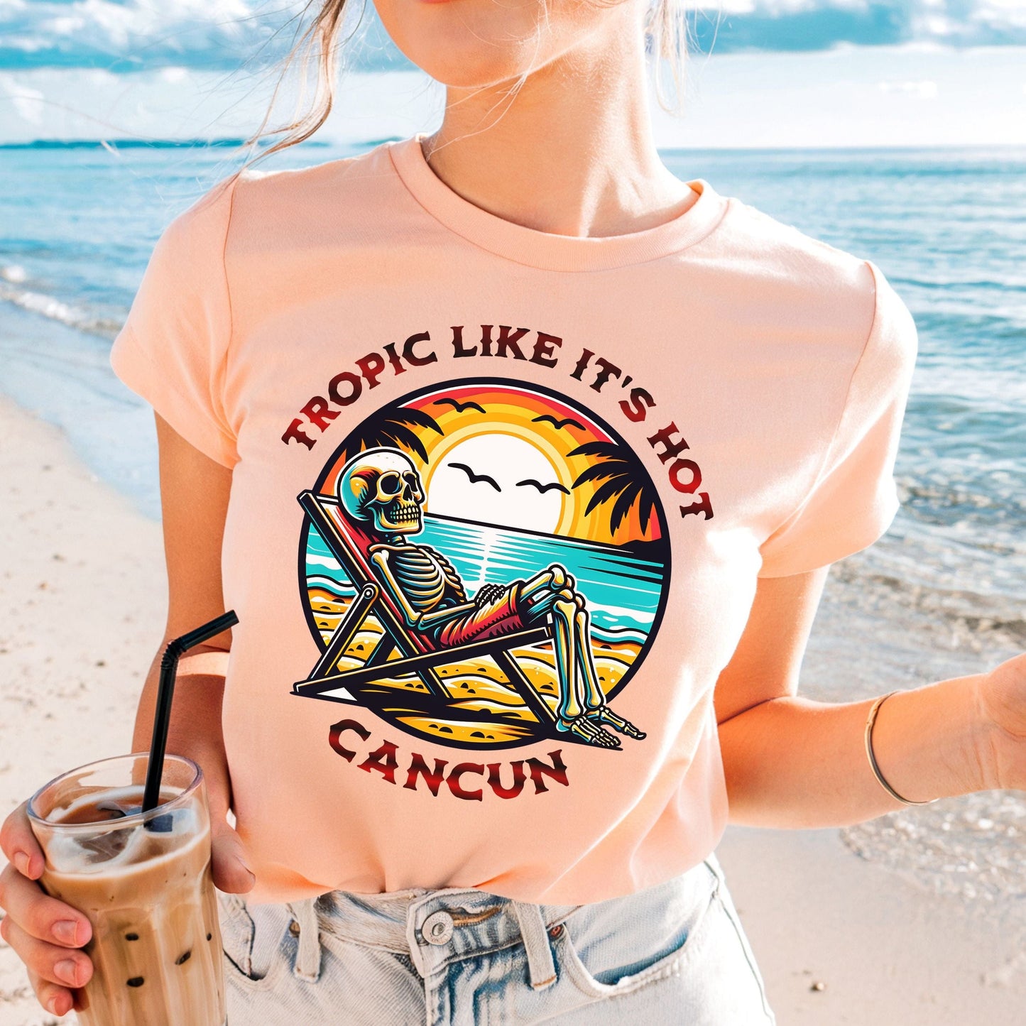 Tropic Like Its Hot, Cancun Softsyle Tee