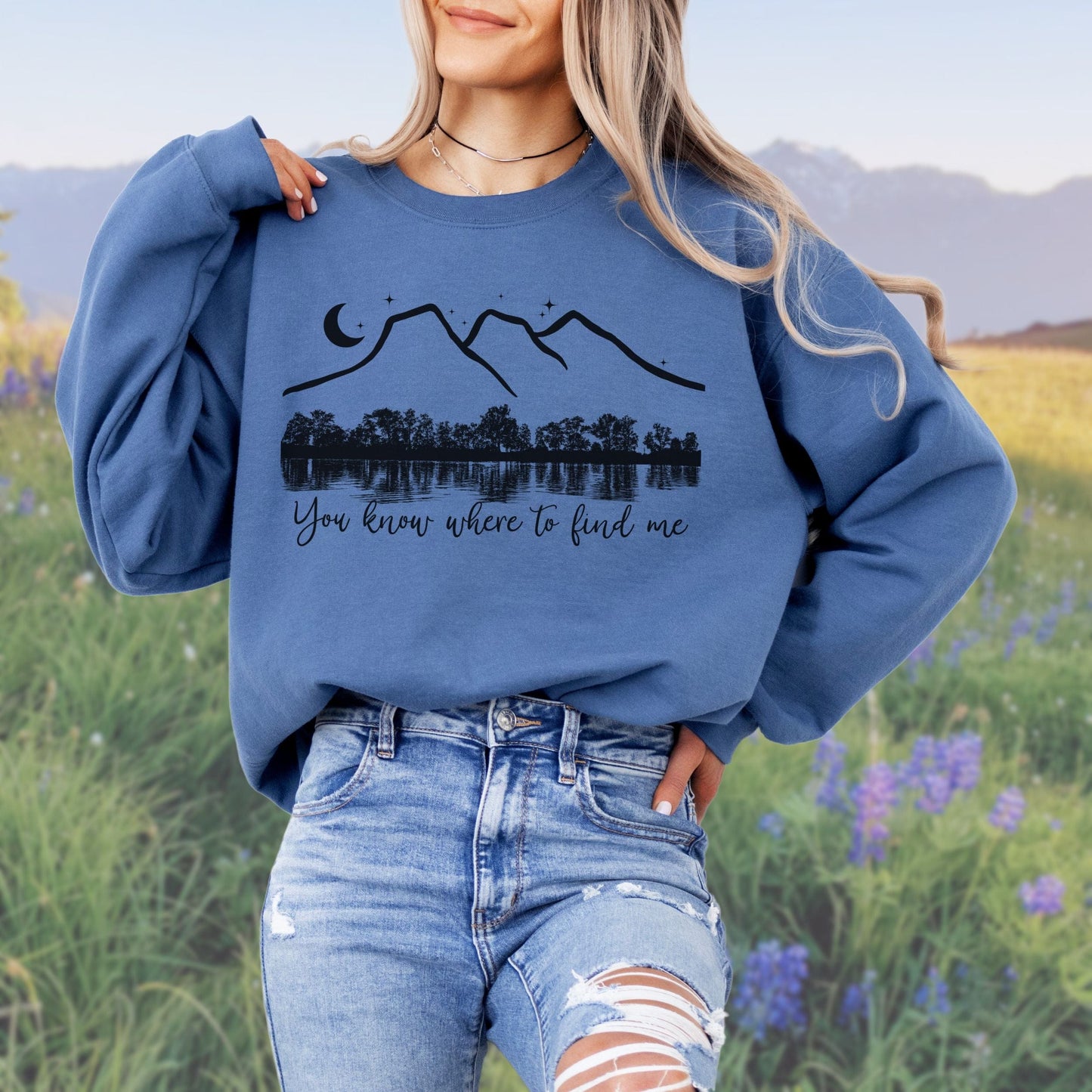 You know where to find me, Softstyle Sweatshirt