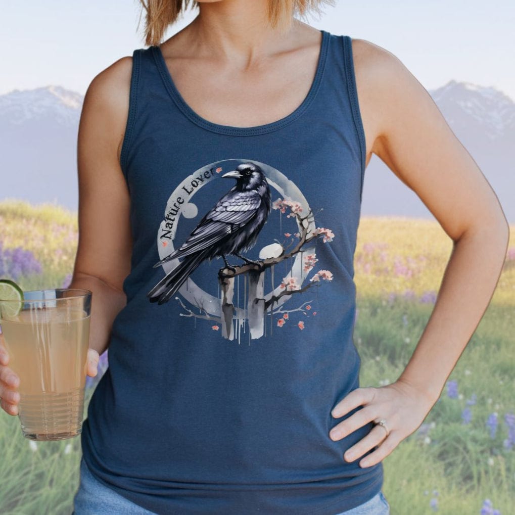 Nature Lover, Crow Tank Top