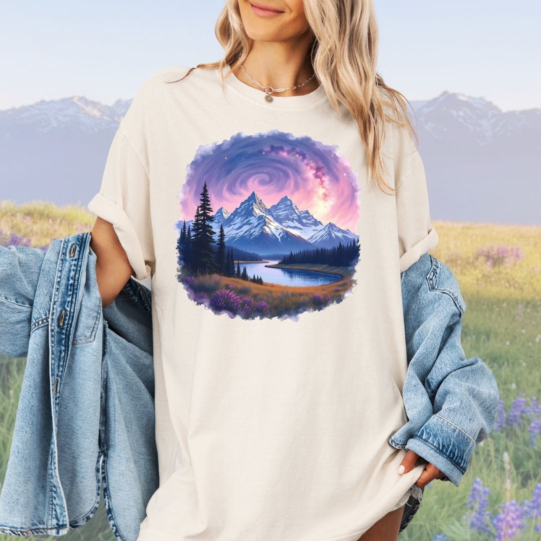 Teton Mystic Skies, Vintage Style Tee