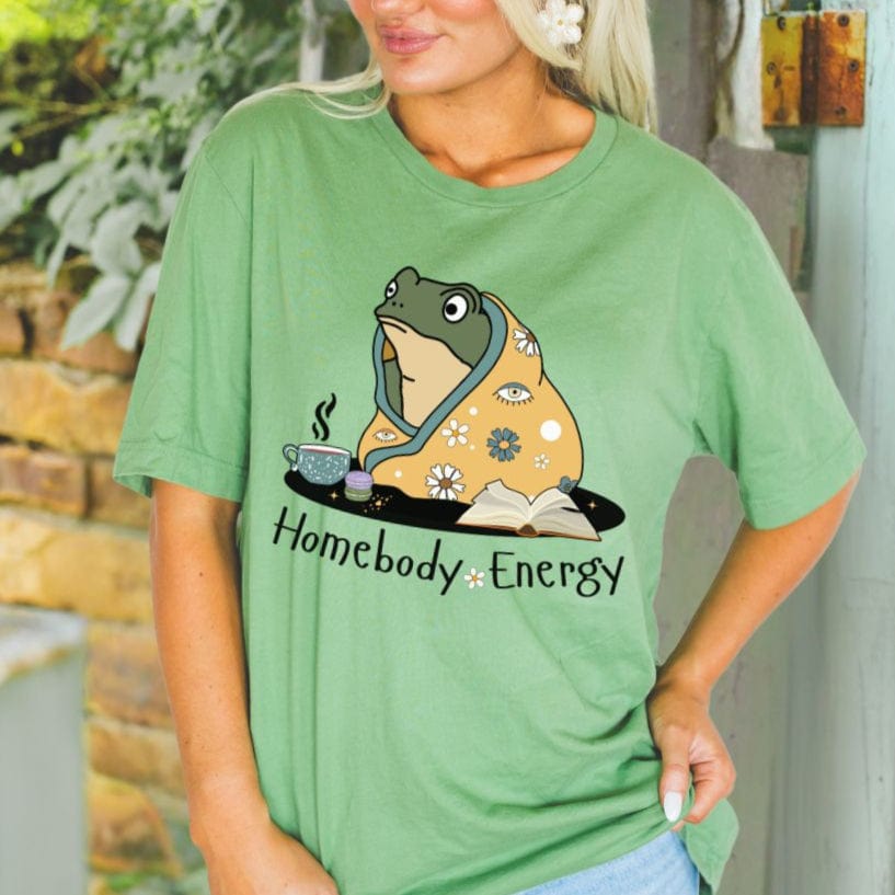 Homebody Energy Frog, Softsyle Tee