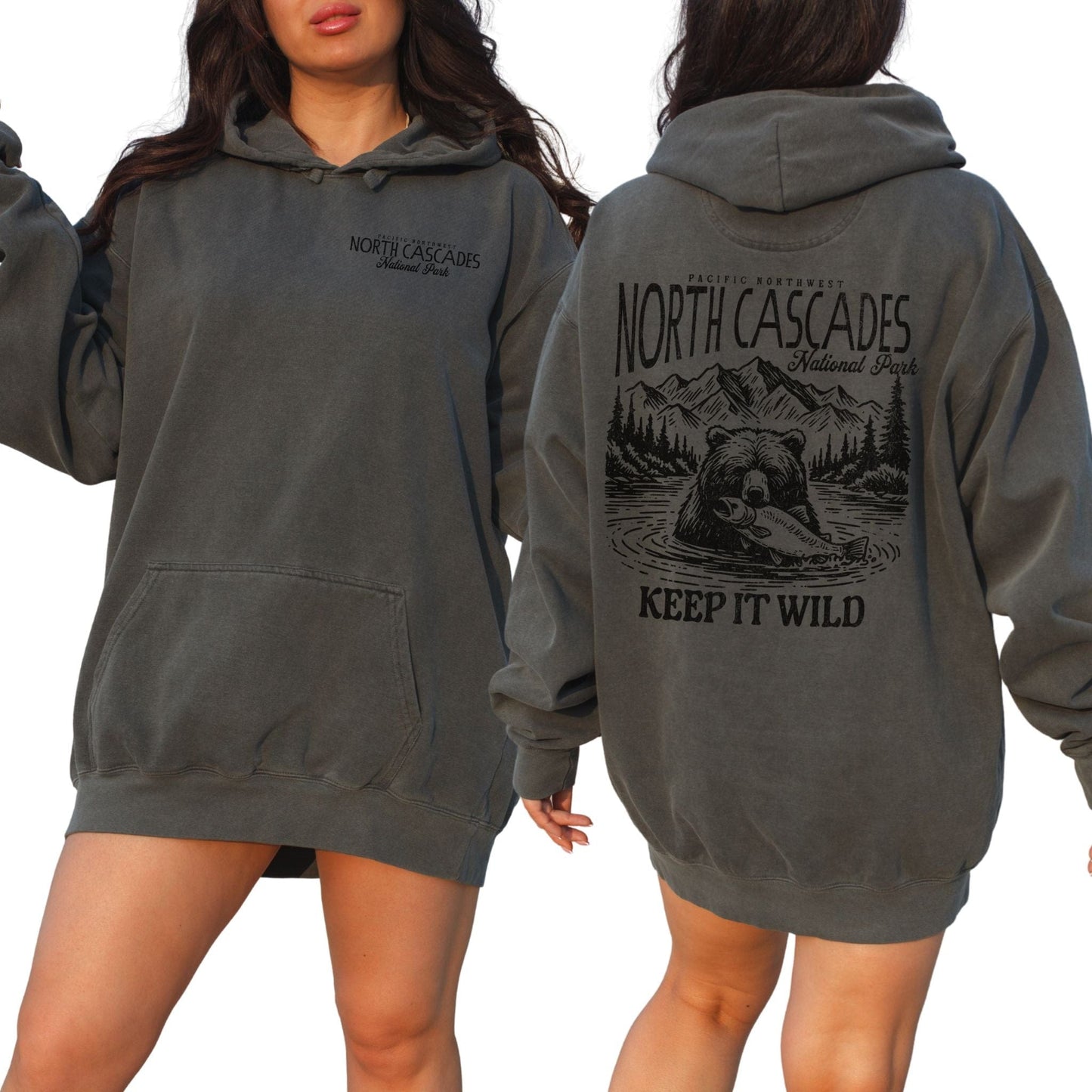 North Cascades National Park Comfort Colors Hoodie