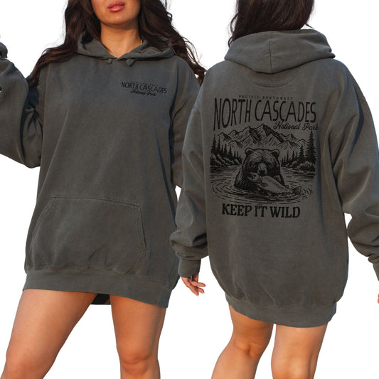 North Cascades National Park Comfort Colors Hoodie