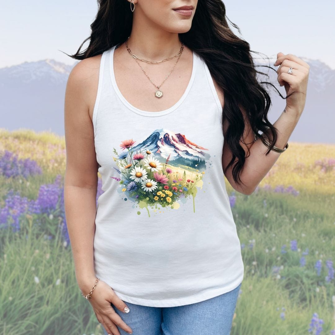 Spring Time in Rainier Tank Top