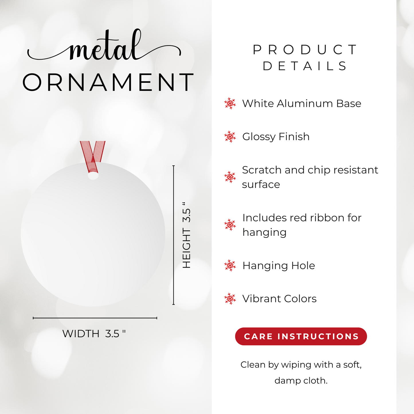 Toast to the Chickens, Christmas Metal Ornament