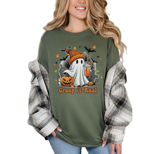 PNW Fall Ghost Pumpkin Coffee, Softstyle Tee