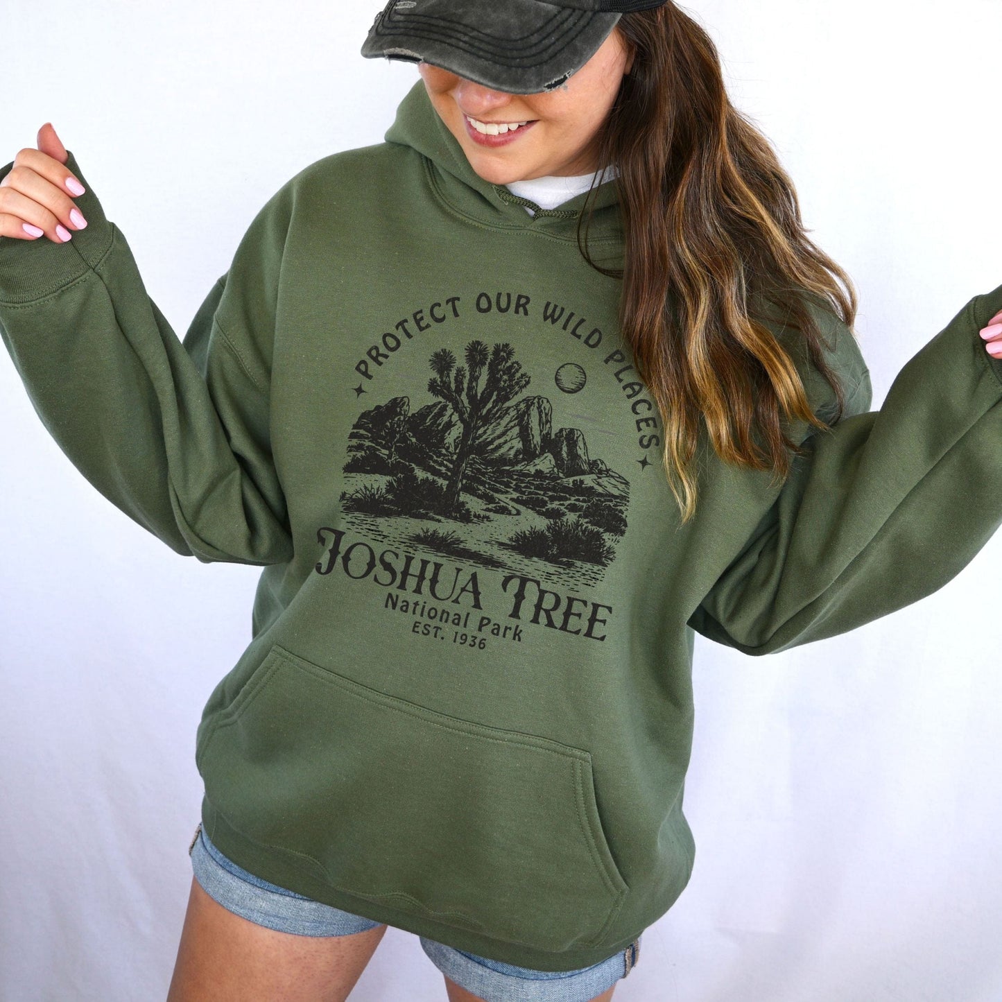 Joshua Tree National Park Hoodie — Adventure Lovers Softstyle Sweatshirt