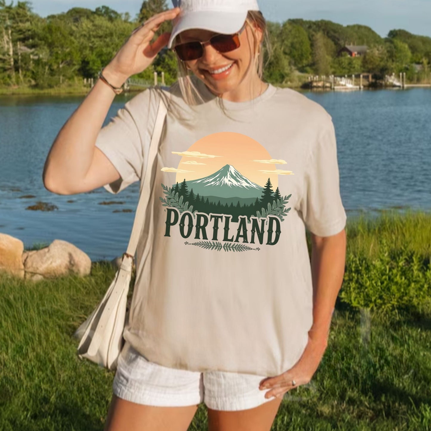 Portland, Oregon Sunrise Softstyle Tee