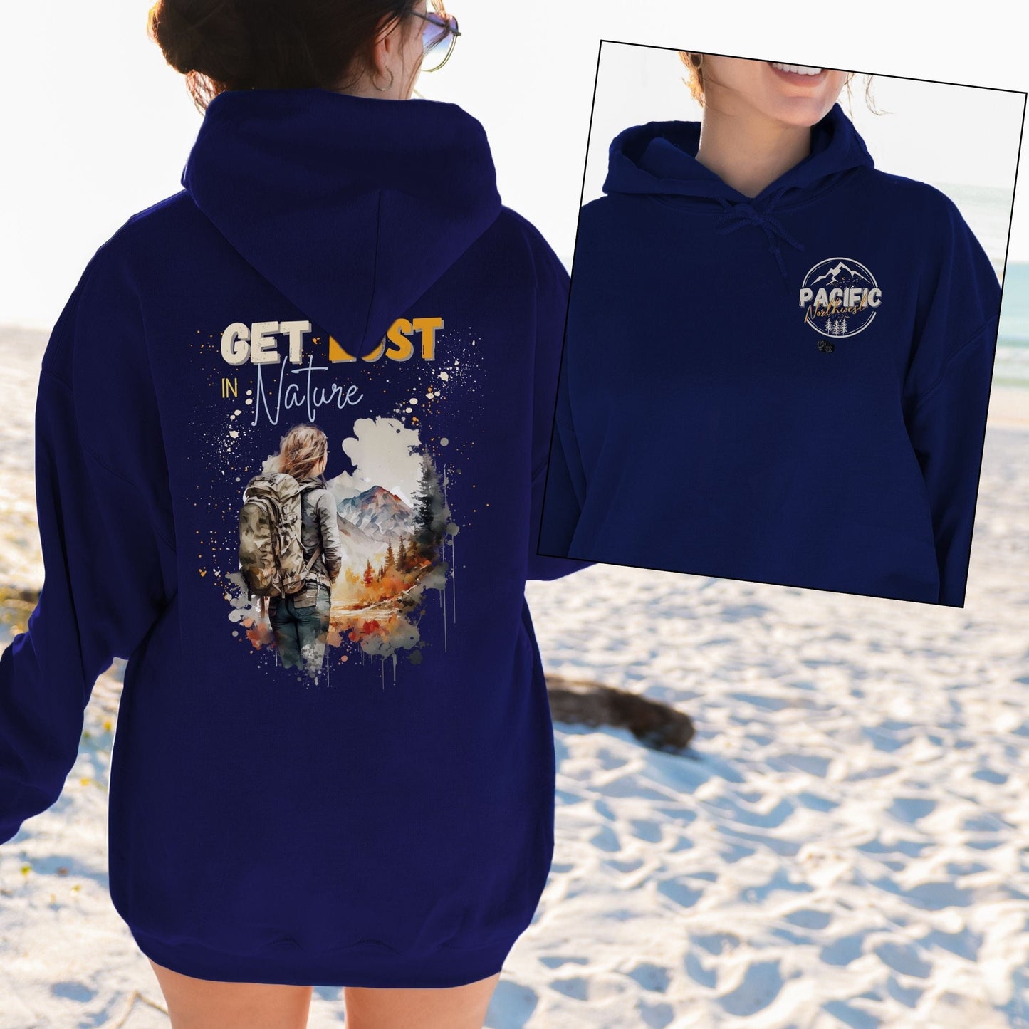 Get Lost, Pacific Northwest Softstyle Hoodie