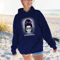 Purple Messy Bun, PNW Girl, Softstyle Hoodie