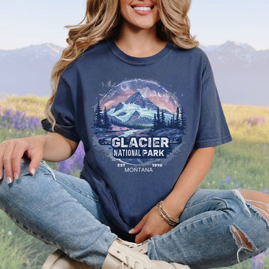 Mighty Glacier National Park, Vintage Style Tee