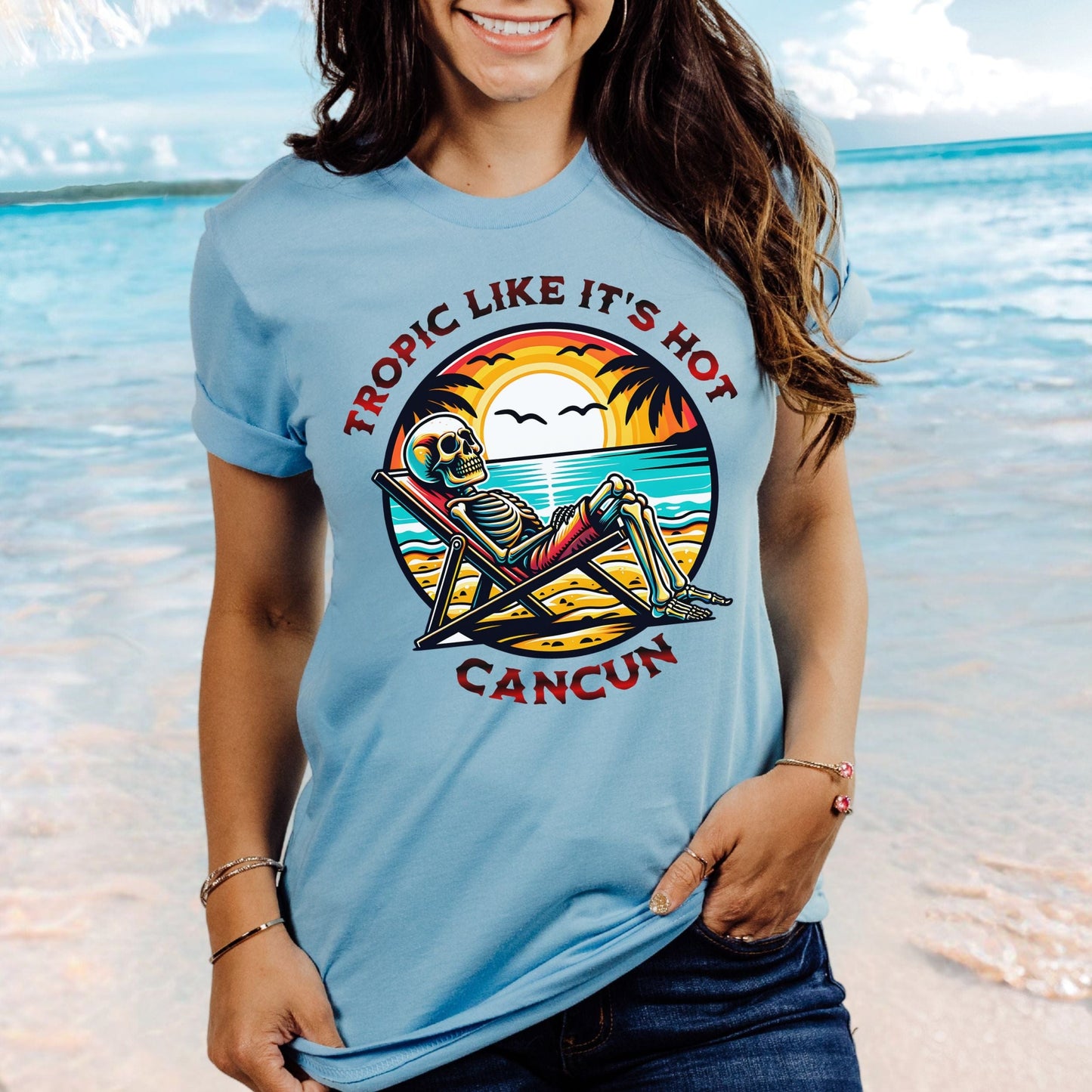 Tropic Like Its Hot, Cancun Softsyle Tee