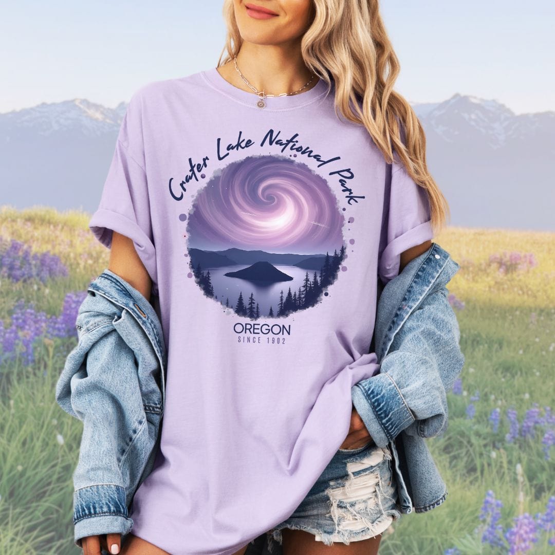 Cosmic Crater Lake, Vintage Style Tee