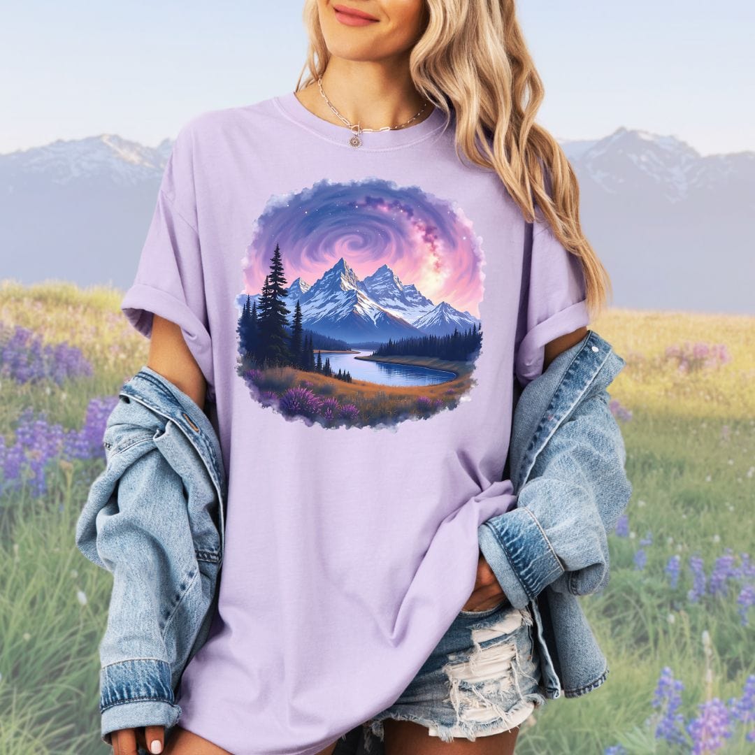 Teton Mystic Skies, Vintage Style Tee