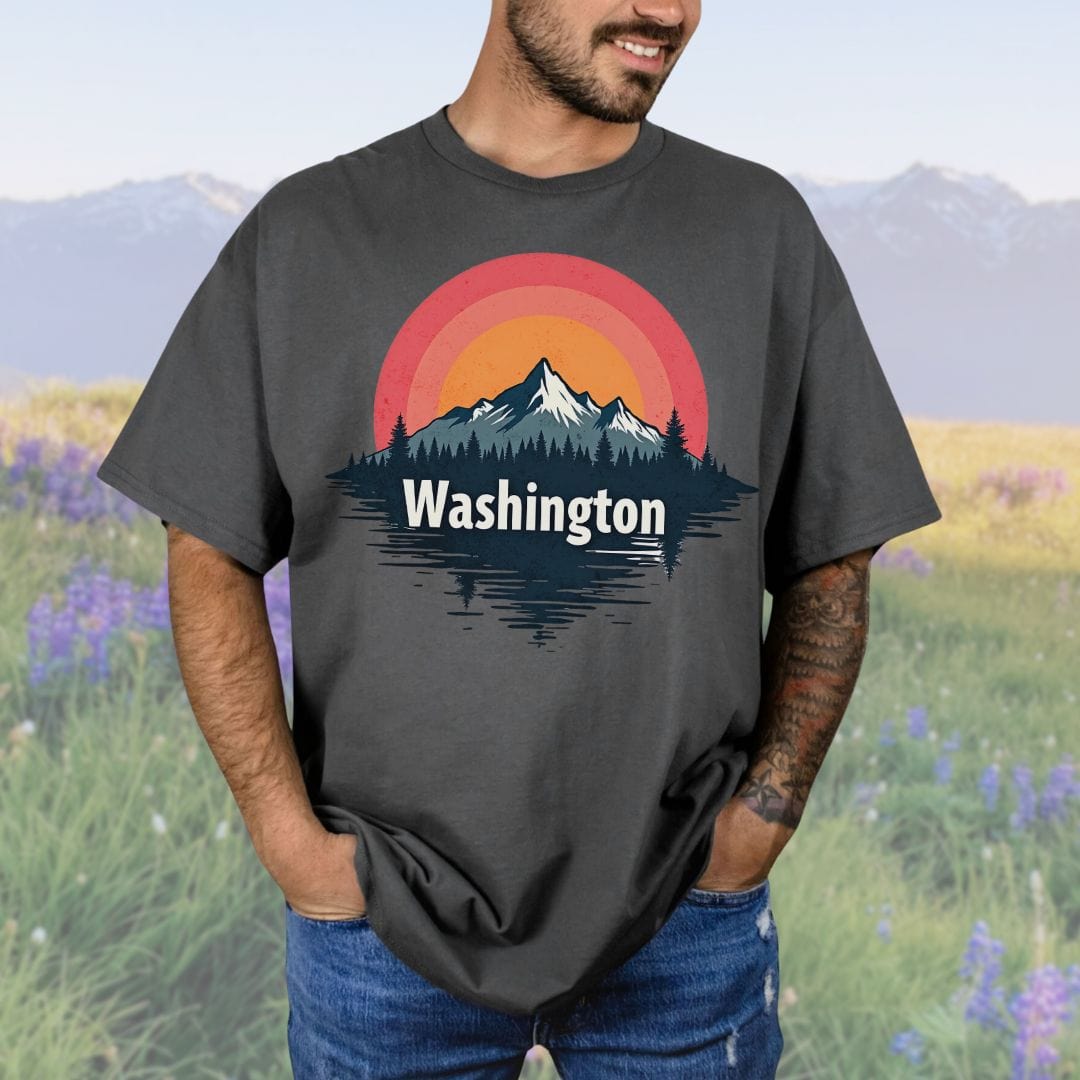 Washington Sunrise, Vintage Style Tee