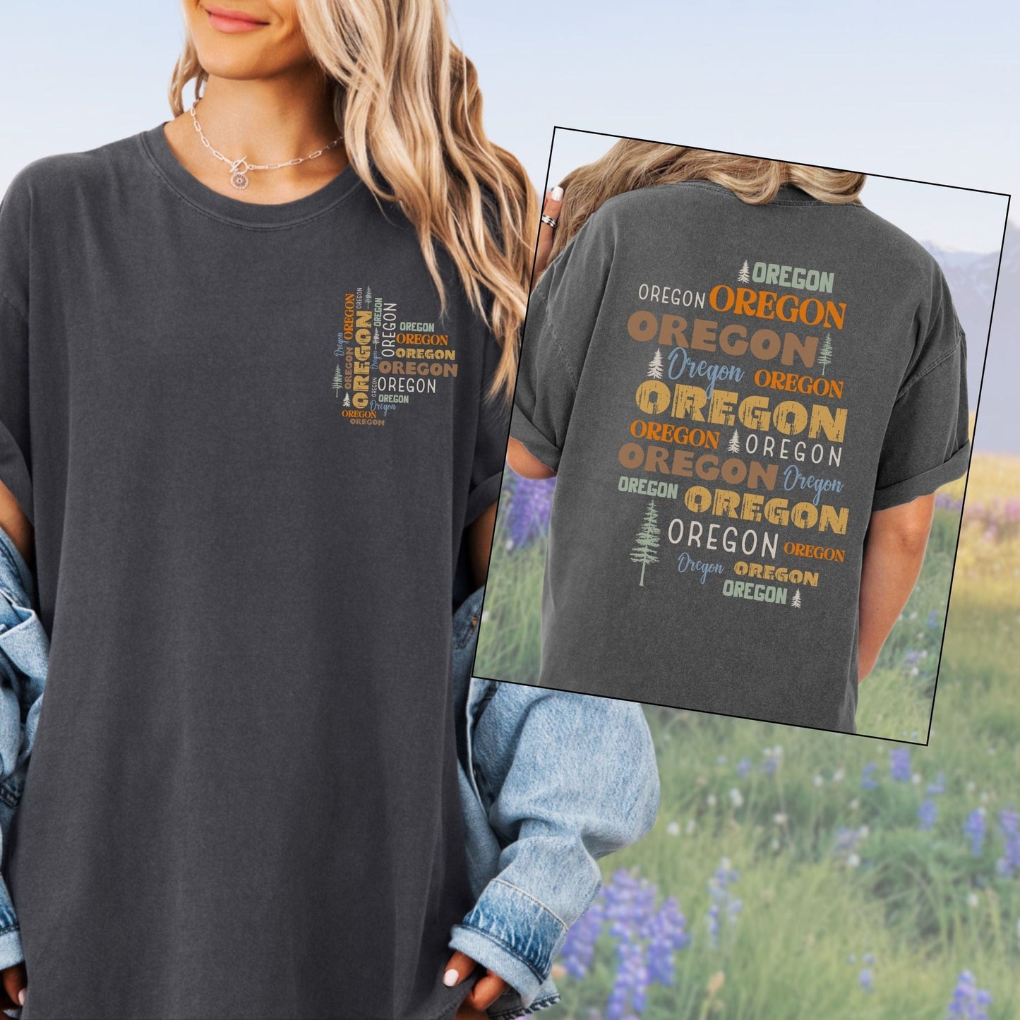 Oregon Home Pride, Vintage Style Tee