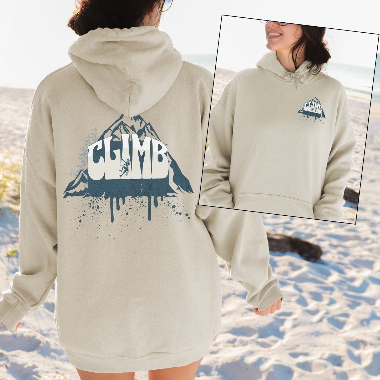 Mountain Climbing, Softstyle Hoodie