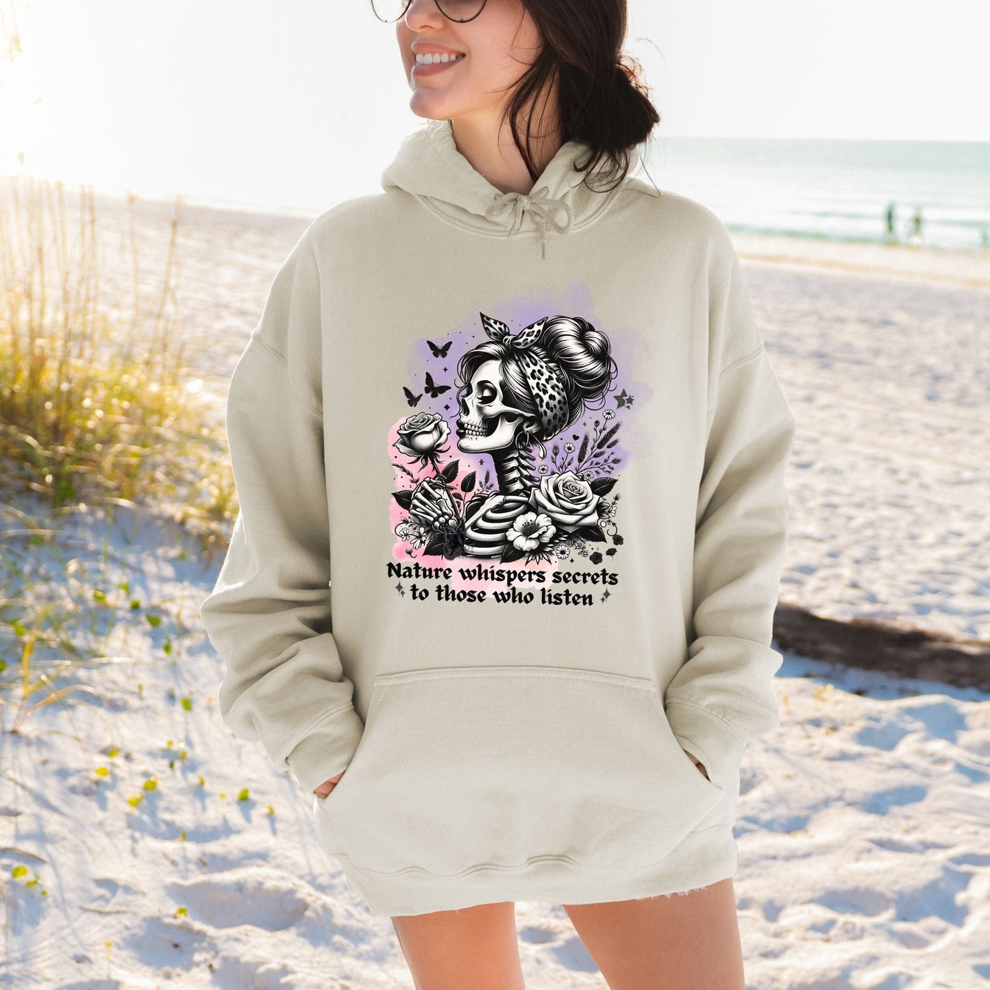Nature Whispers, Softstyle Hoodie