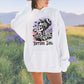 Floral Skeleton Nature Girl, Softstyle Hoodie