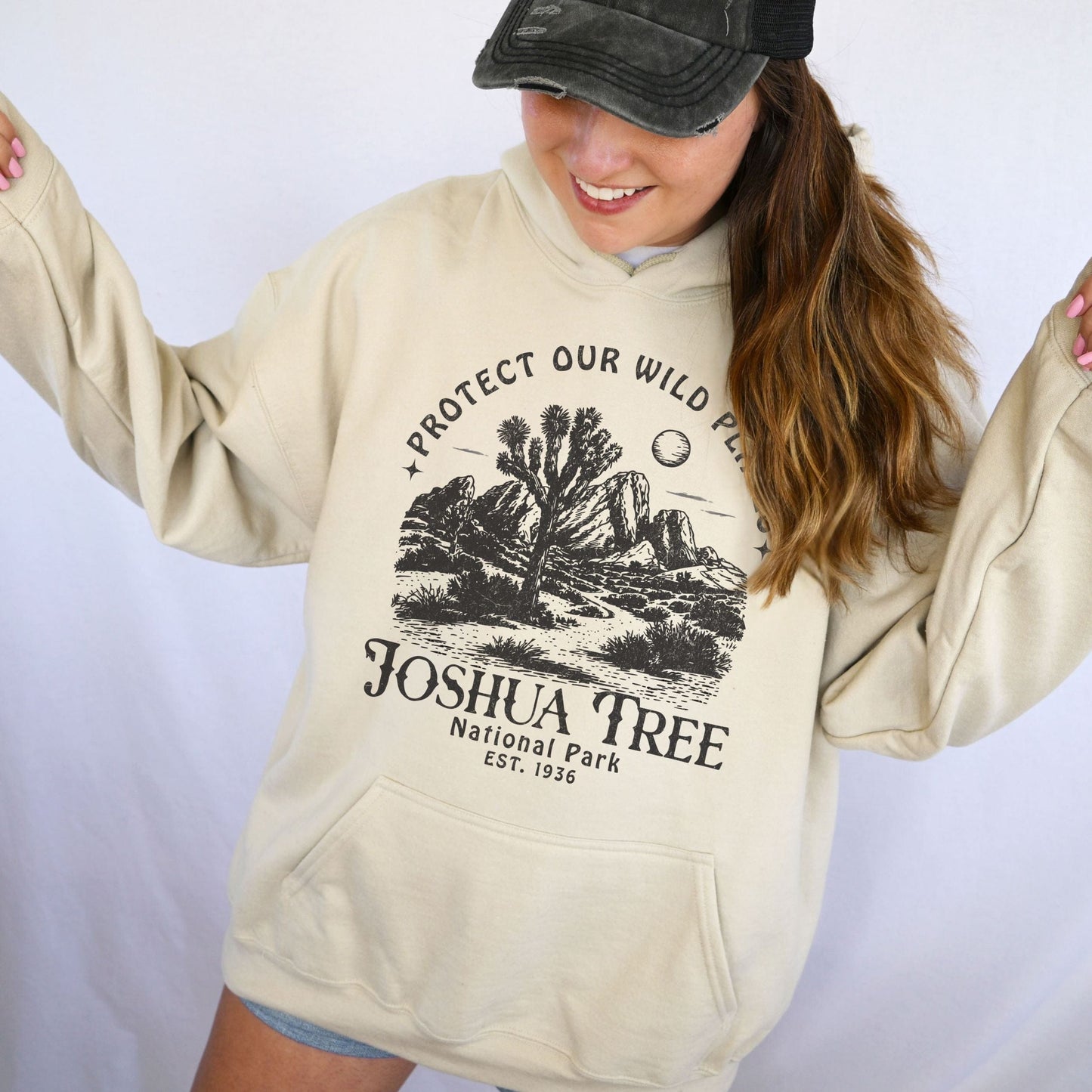 Joshua Tree National Park Hoodie — Adventure Lovers Softstyle Sweatshirt