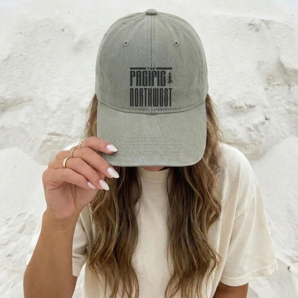 Pacific Northwest Embroidered Comfort Colors Hat | PNW Washed Cap