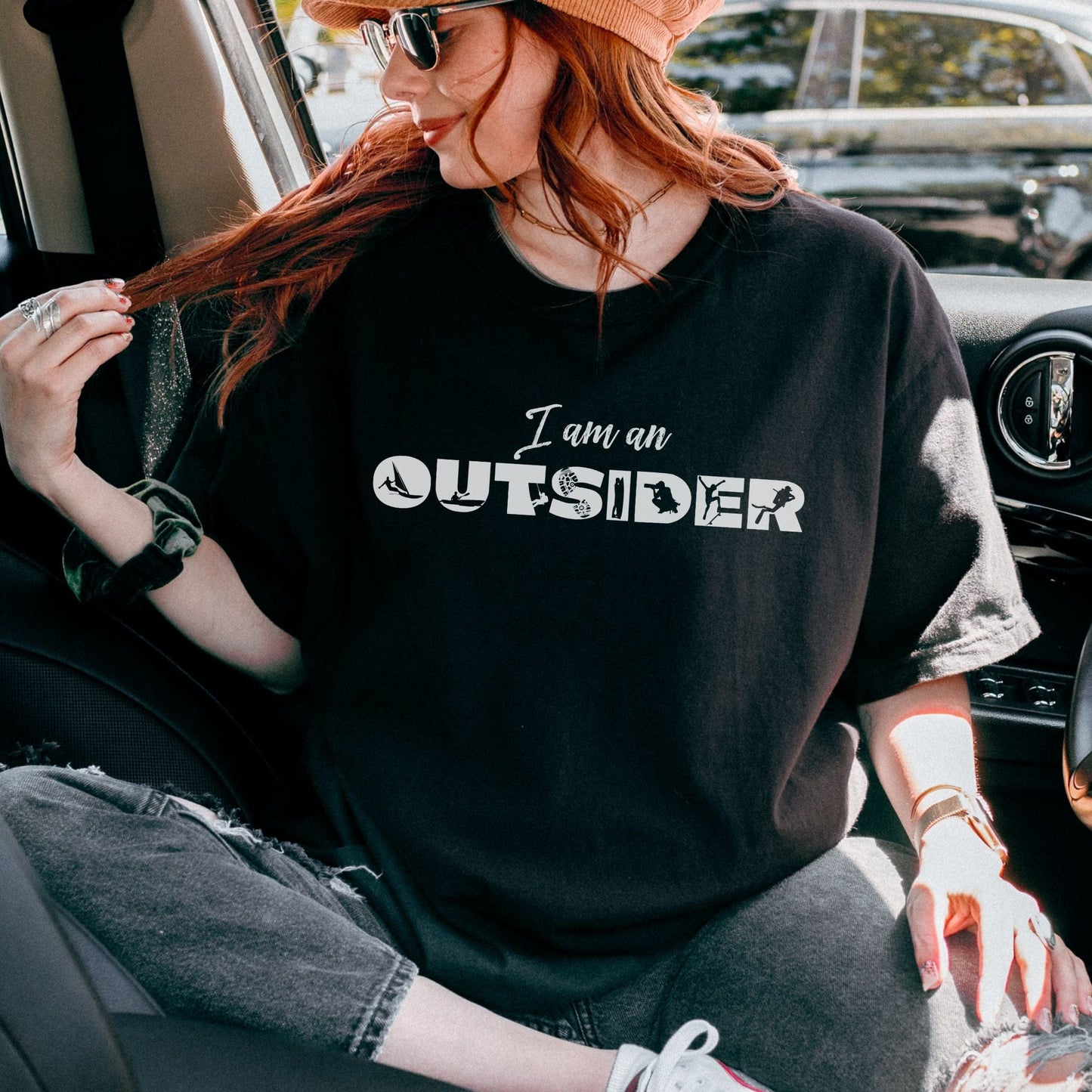 I am an Outsider - Vintage Style Adventure Tee