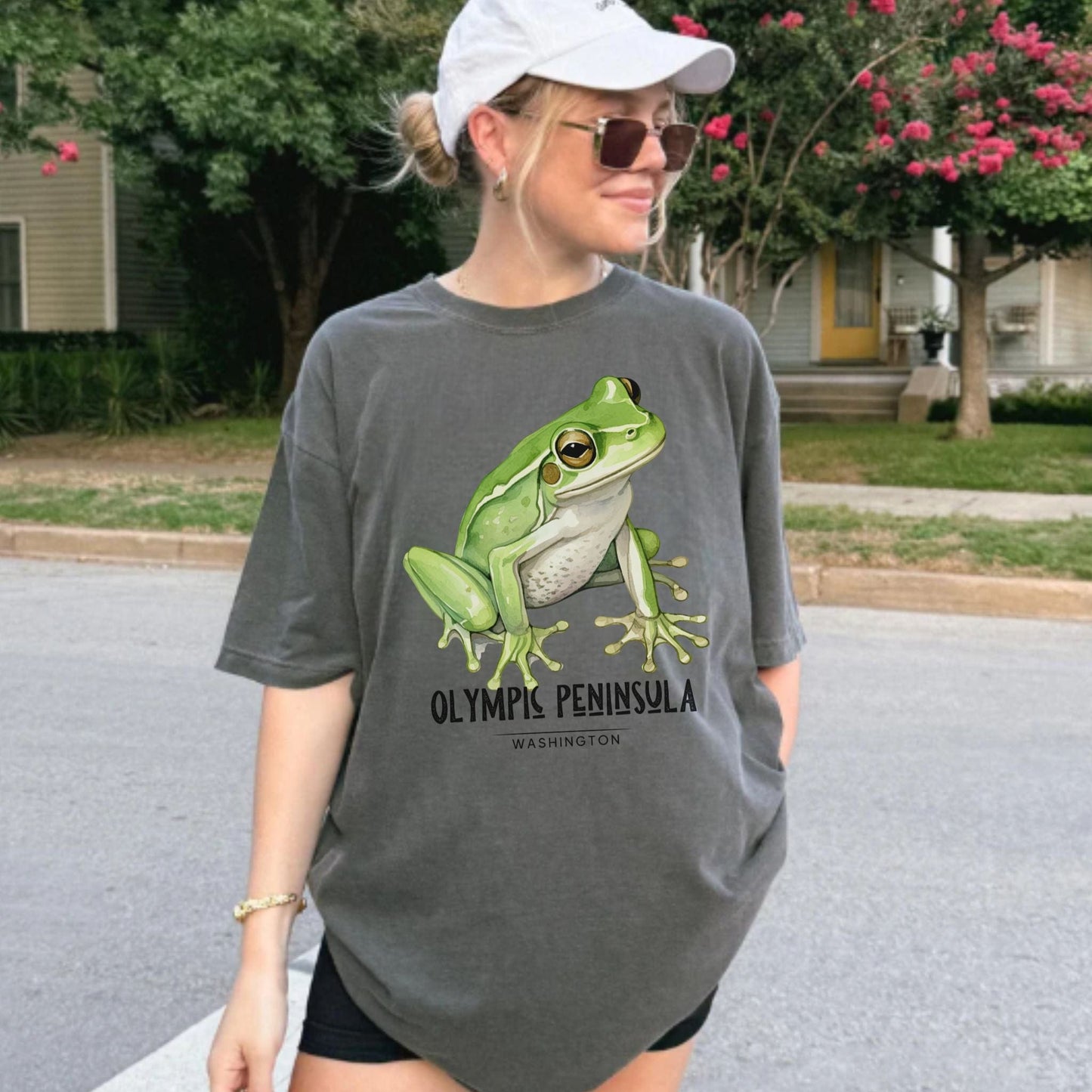 Olympic Peninsula Frog, Vintage Style Tee