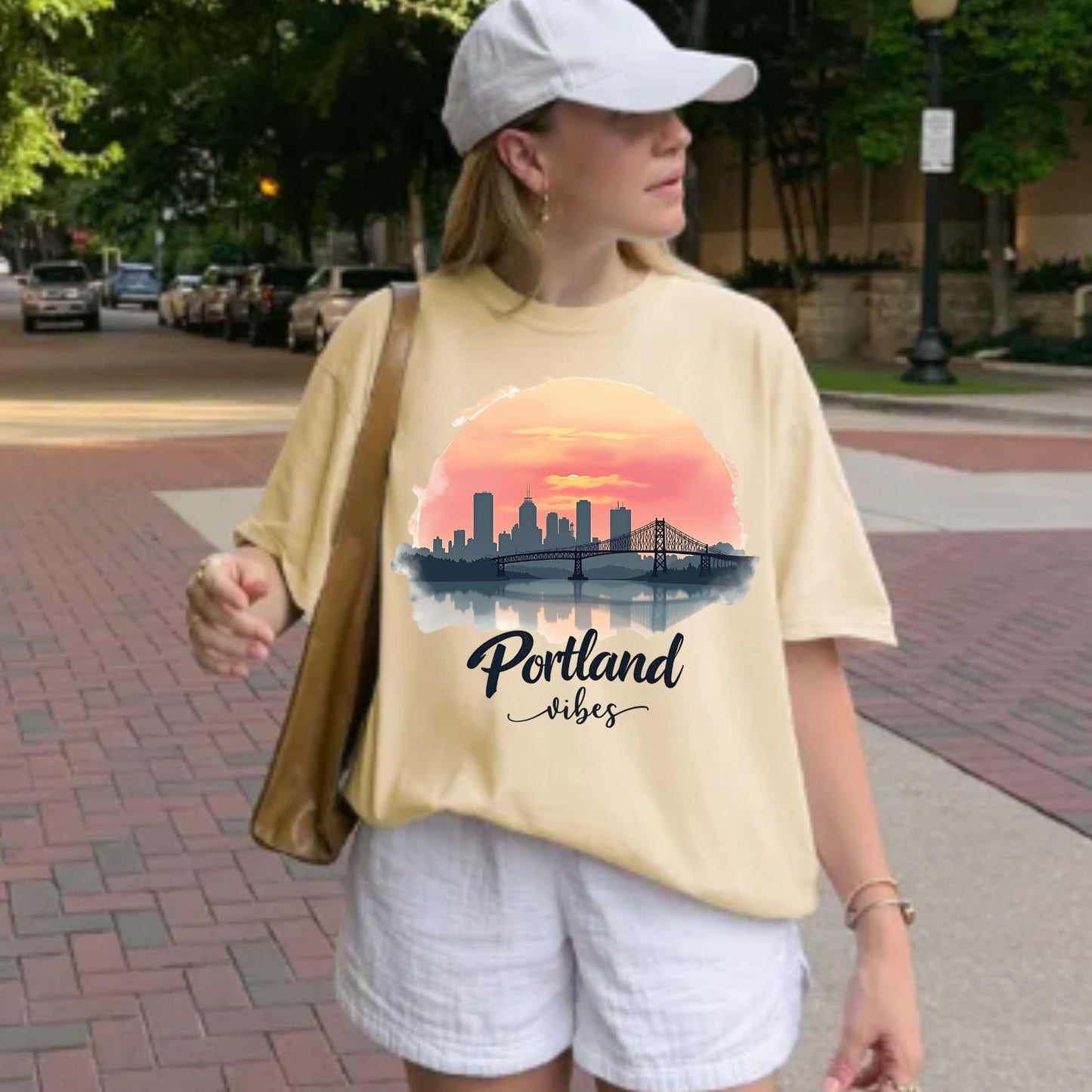 Portland Vibes, Vintage Style Tee