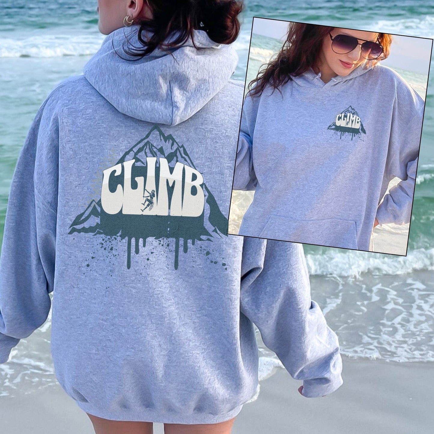 Mountain Climbing, Softstyle Hoodie