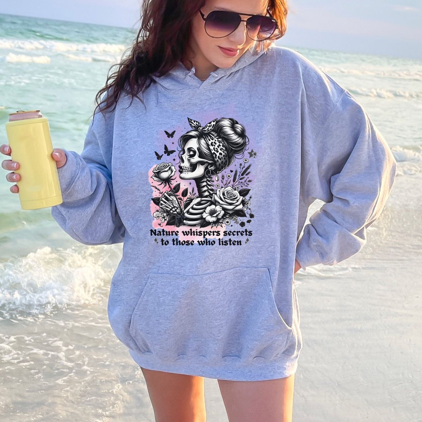 Nature Whispers, Softstyle Hoodie