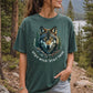 Stay Wild Stay True Wolf T-Shirt | Comfort Colors Wildlife Tee