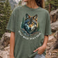 Stay Wild Stay True Wolf T-Shirt | Comfort Colors Wildlife Tee