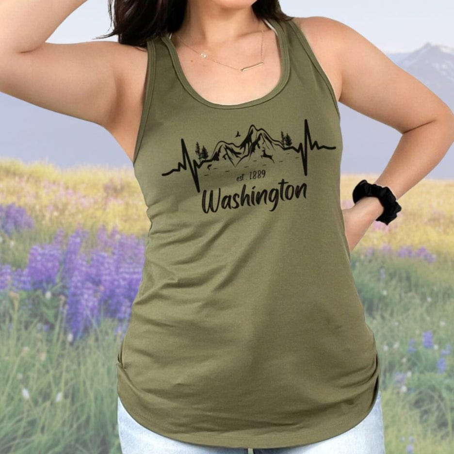 Washington Heartbeat Tank Top
