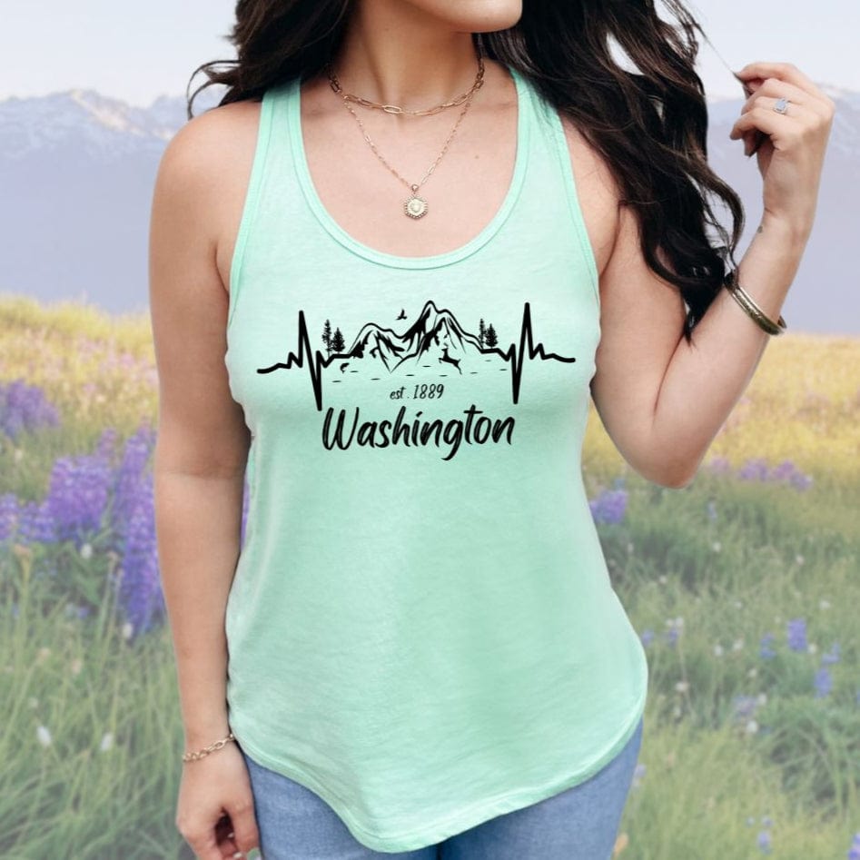 Washington Heartbeat Tank Top