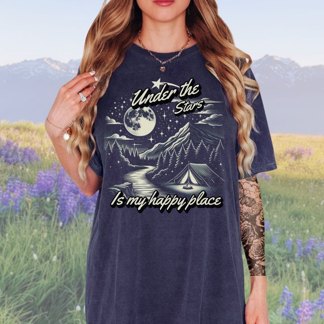 Under the Stars Vintage Style Tee
