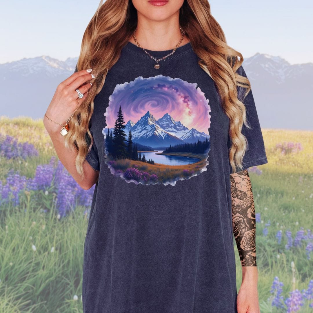 Teton Mystic Skies, Vintage Style Tee