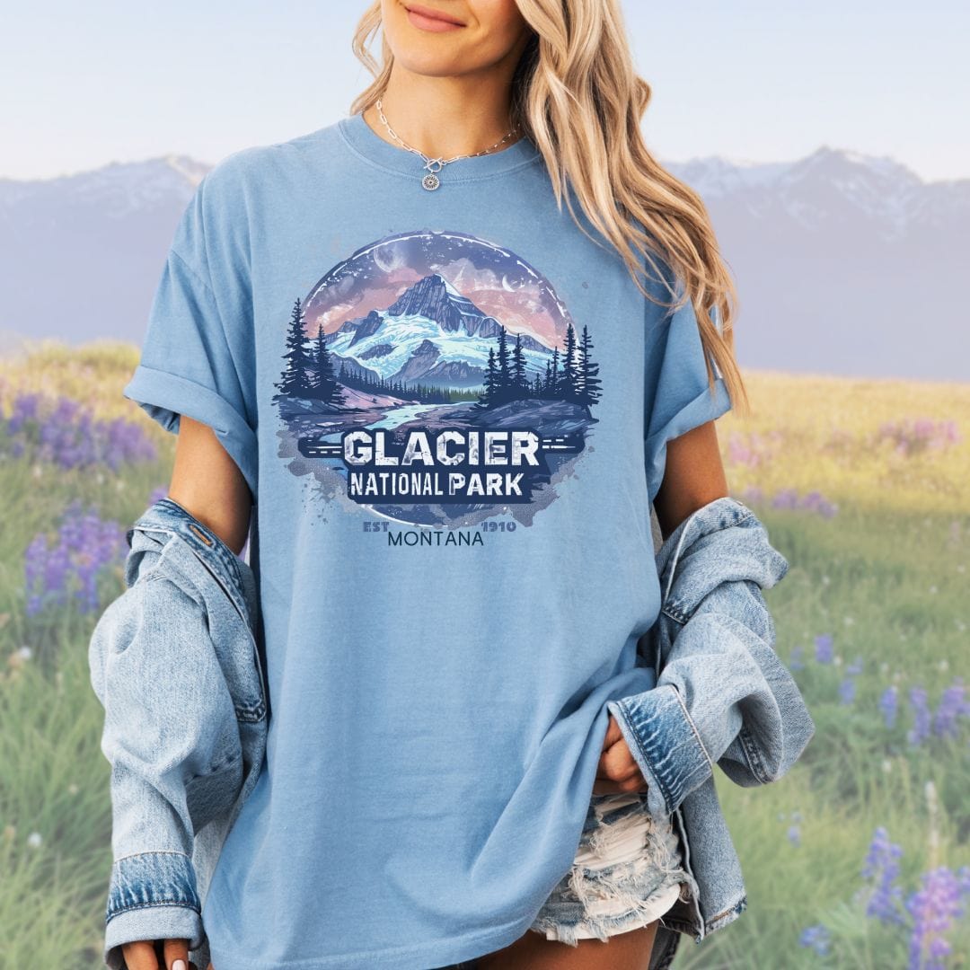 Mighty Glacier National Park, Vintage Style Tee