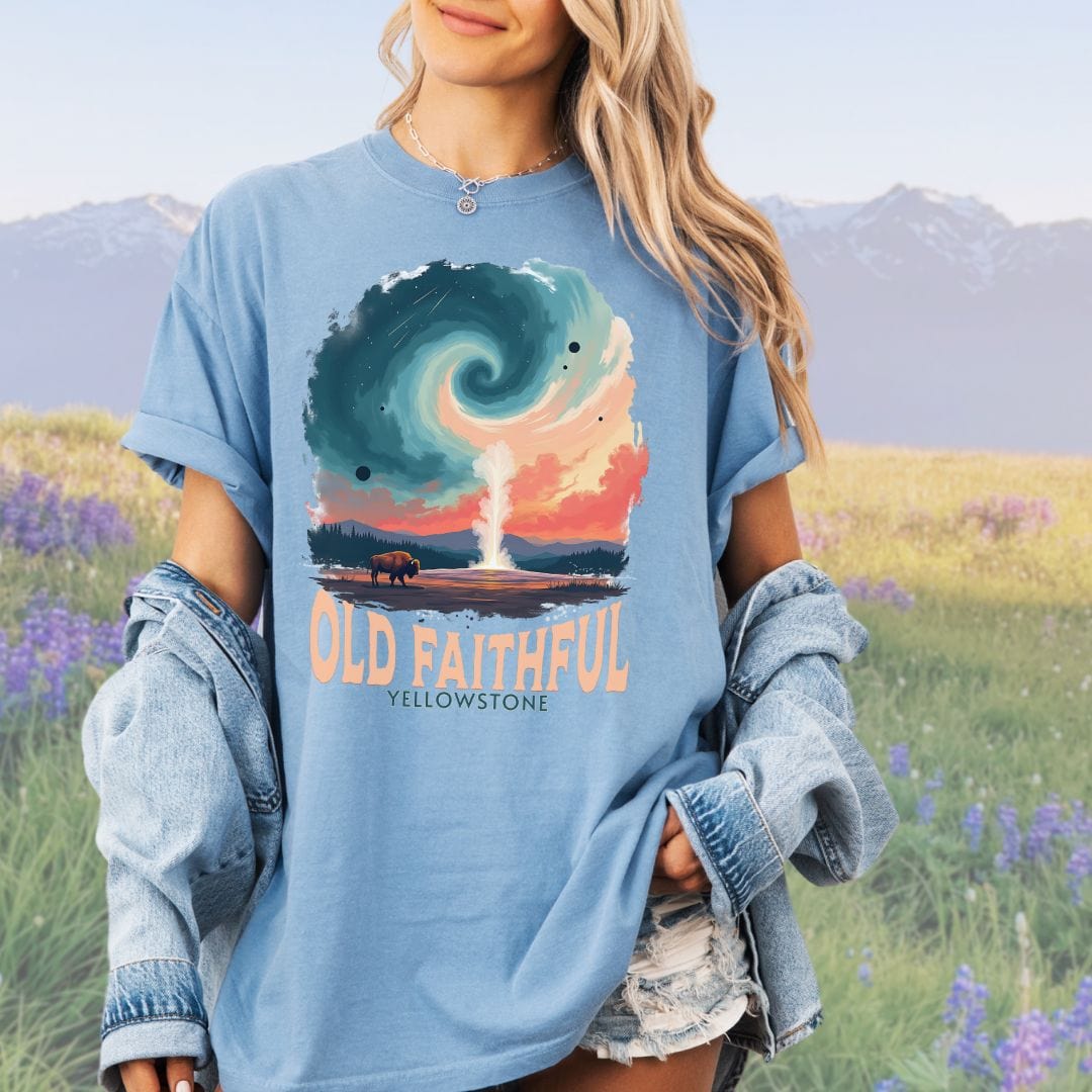 Cosmic Old Faithful, Vintage Style Tee